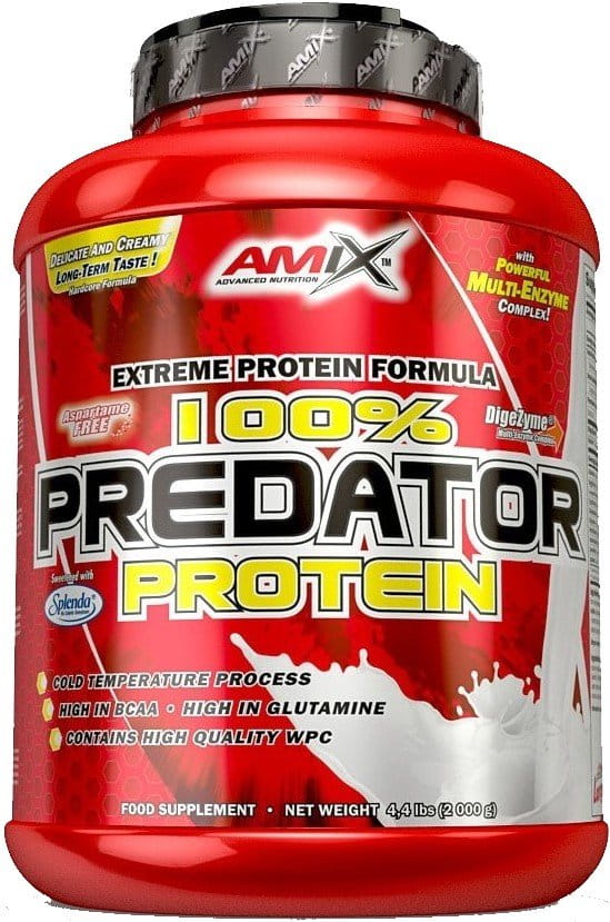 Srvátkový proteínový prášok Amix 100% Predator 2kg banán