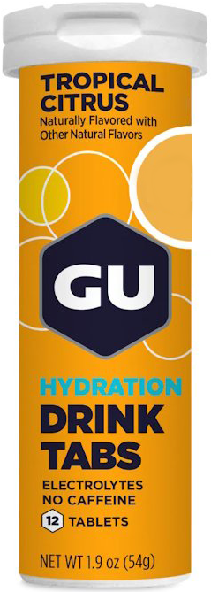 Tablety Energy GU Hydration Drink Tabs 54 g Tropical Citrin