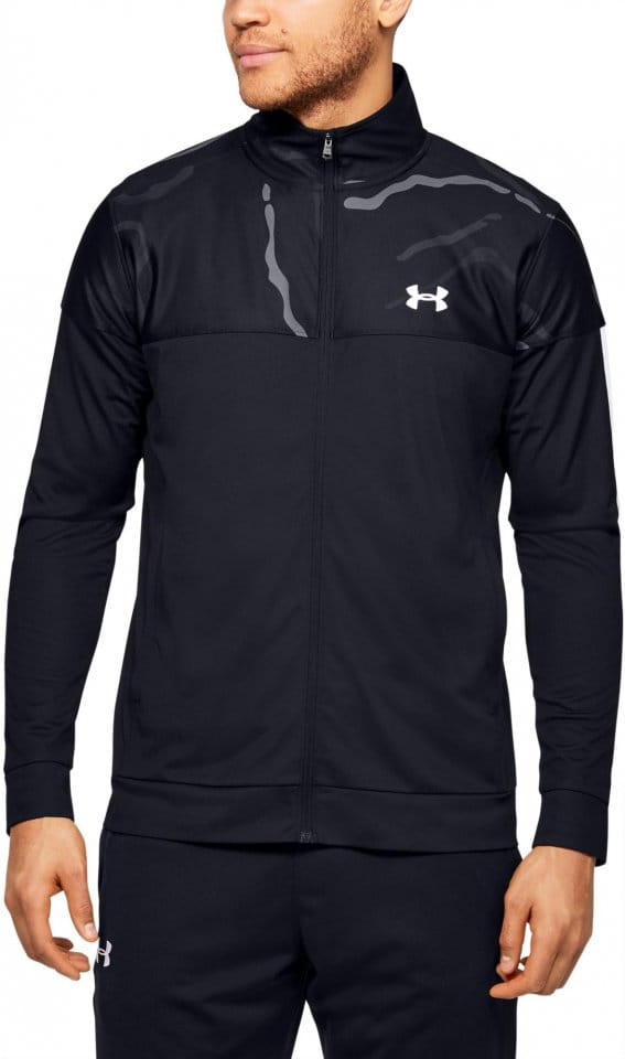 Mikina Under Armour SPORTSTYLE PIQUE PRINTED TRACK JACKET - Top4Running.sk