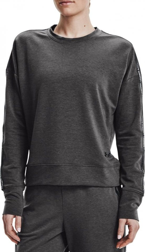 Mikina Under Armour UA Rival Terry Taped Crew-GRY