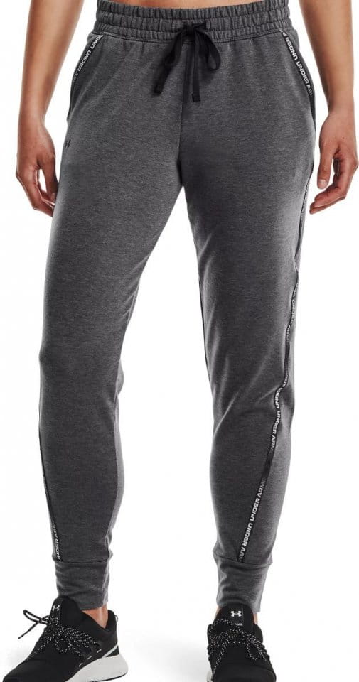 Nohavice Under Armour UA Rival Terry Taped Pant-GRY