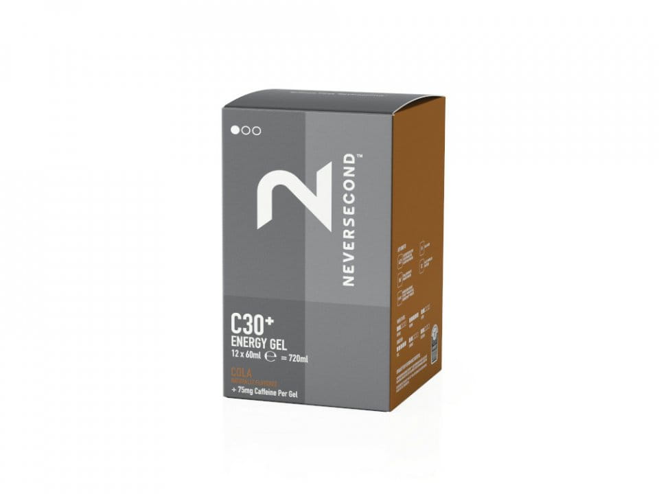 NEVERSECOND Energy Gel C30 Cola 60 ml | 12 vrecúška