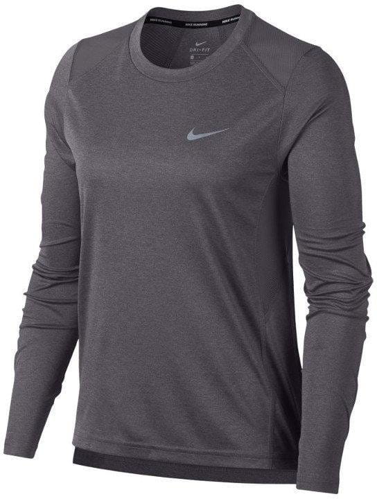 Tričko s dlhým rukávom Nike W NK MILER TOP LS