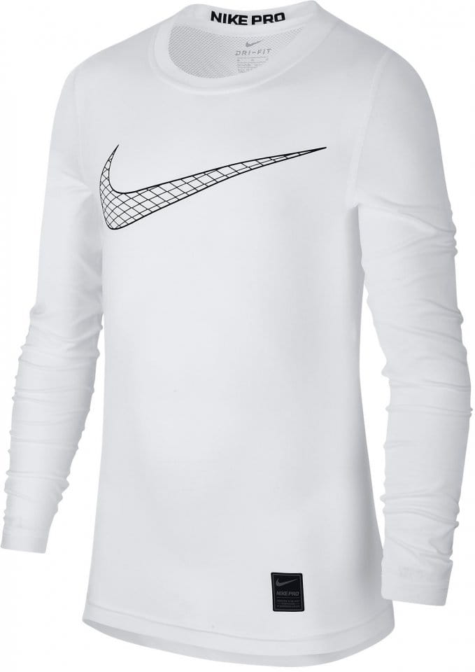 Tričko s dlhým rukávom Nike B NP TOP LS COMP HO18 2 - Top4Running.sk
