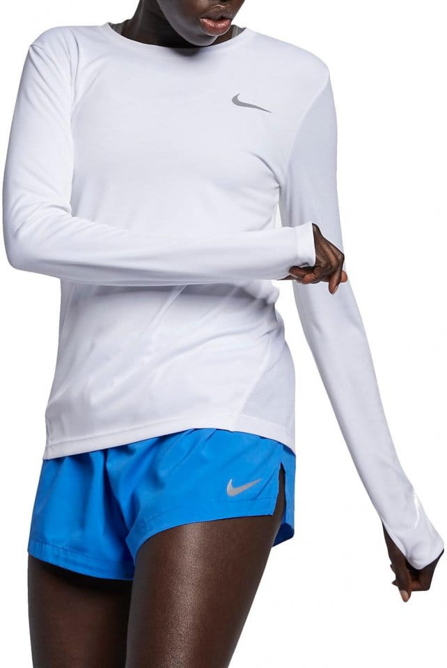 Tričko s dlhým rukávom Nike W NK MILER TOP LS