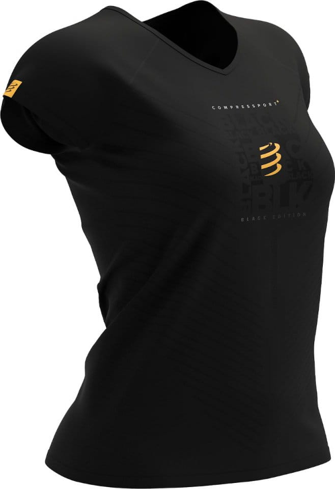 Tričko Compressport Performance SS Tshirt W - Black Edition 2022