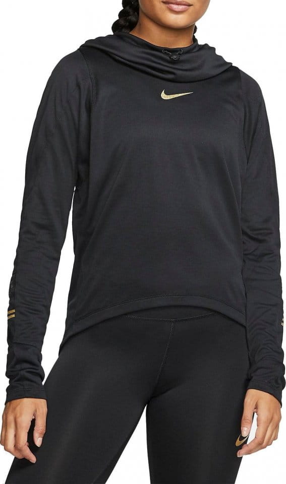 Tričko s dlhým rukávom Nike W NK TOP LS GLAM MIDLAYER