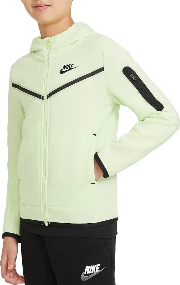 Mikina s kapucňou Nike Y NSW TECH FLC FZ HOODIE