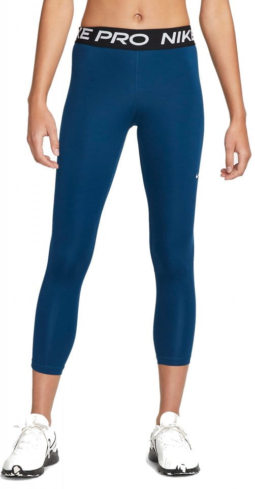 Nohavice 3/4 Nike Pro 365 Women s Mid-Rise Cropped Mesh Panel Leggings