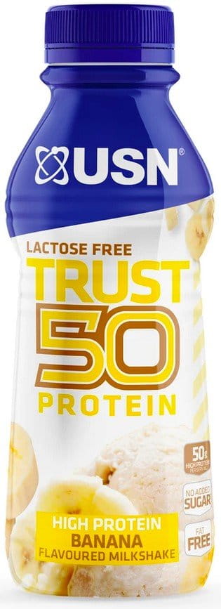 Proteínové nápoje a smoothie USN Trust 50 protein Banana