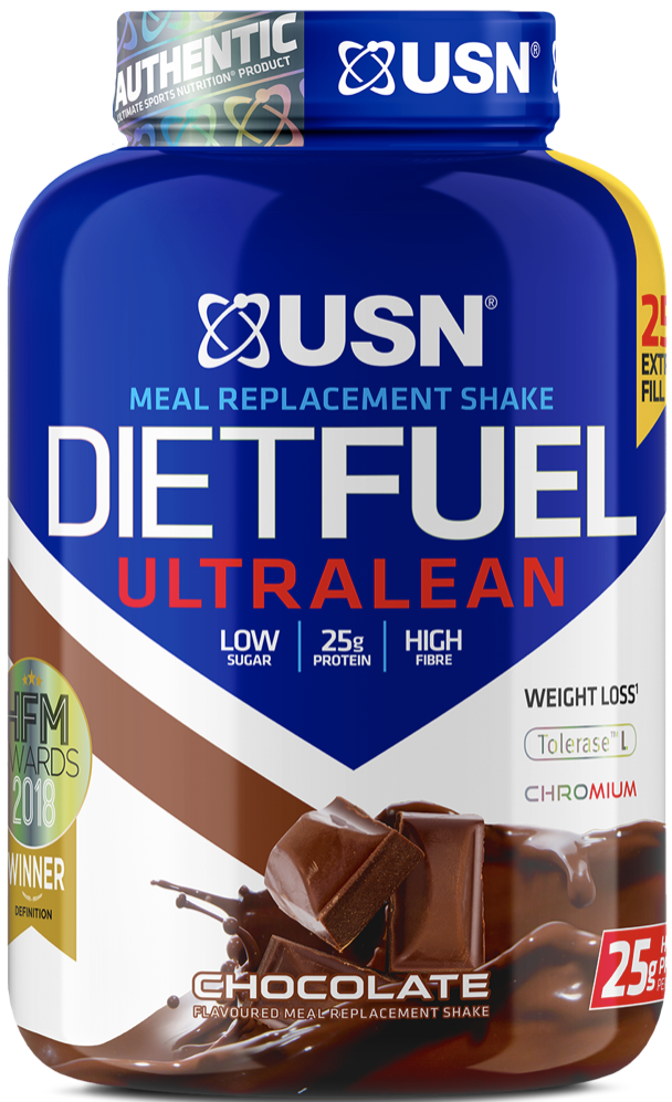 Proteínový nápoj v prášku USN Diet Fuel Ultralean 1kg čokoláda